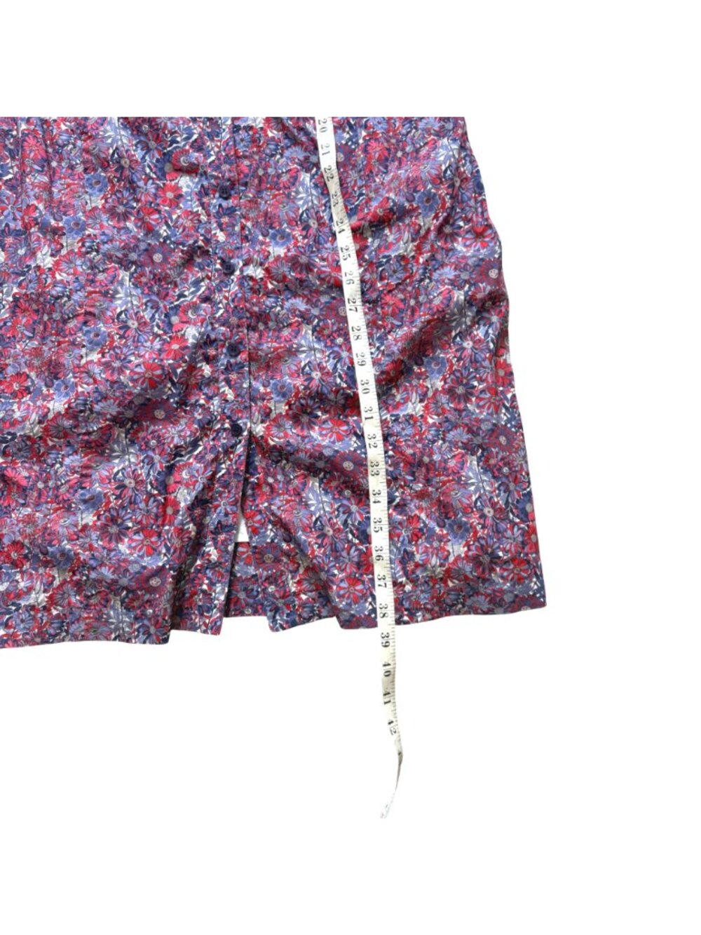 Lord & Taylor Liberty Fabrics Women's Shirt Dress 14 Cottagecore Floral Purple - Picture 12 of 13